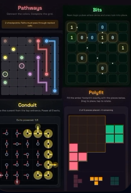 Daily Grid games collage